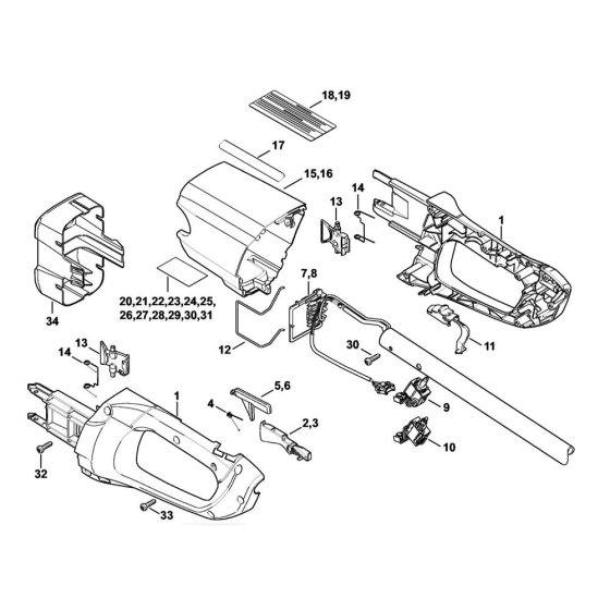 Handle Housing & Cover Assembly