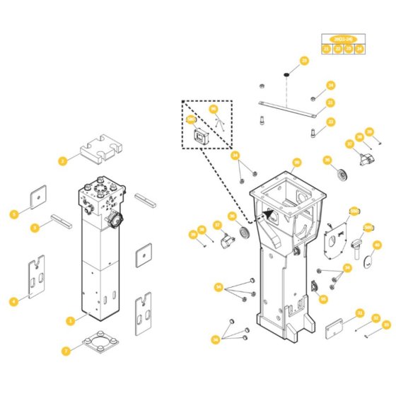 Epiroc HB 4700 Breaker Assembly