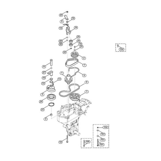 Drive Assembly for HB 585.0