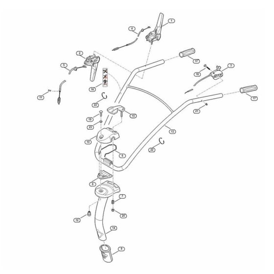 Handle Assembly for HB 585.1