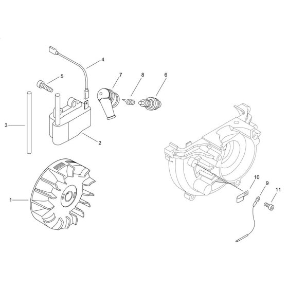 Magneto for ECHO Hedgetrimmer