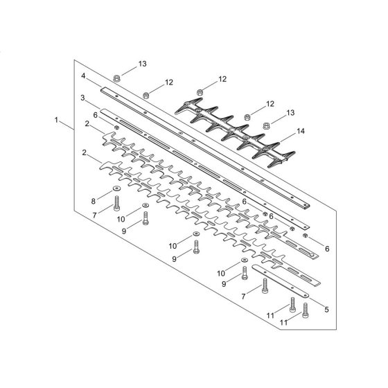 Blade for ECHO HCR-165ES