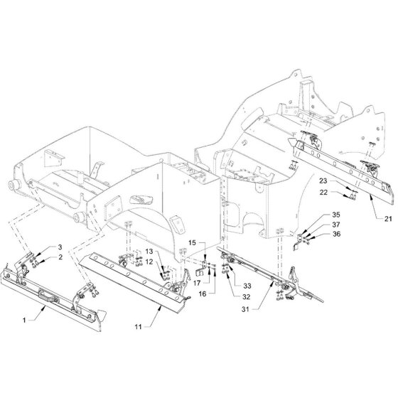 Foldable Scraper Assembly