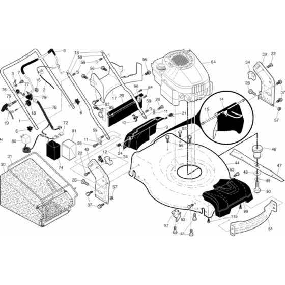 Frame & Engine Assembly