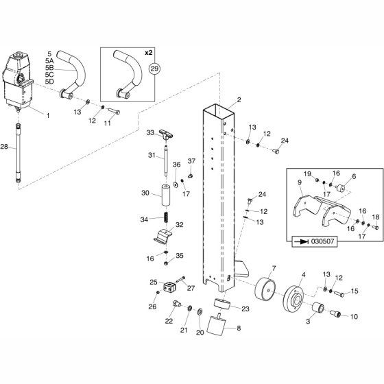 Handle Assembly for RPC60