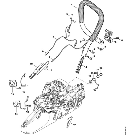 Heating Assembly for Stihl MS261