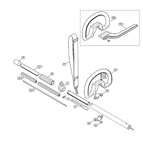 Drive Tube & Loop Handle