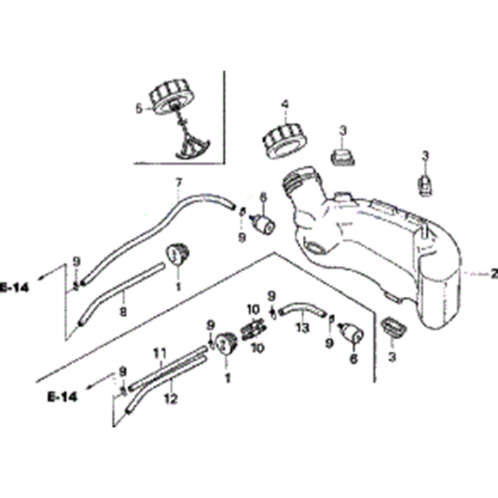 Fuel Tank Assembly for Honda