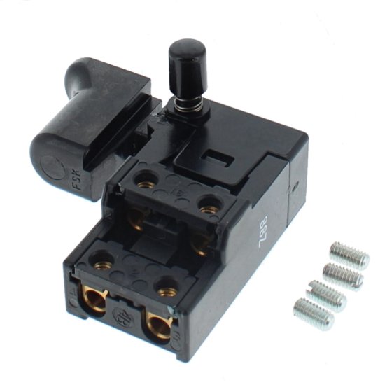 Switch (2P Pillar Type) W/Lock for Hitachi / Hikoki SV12SD, SV12V Orbital Sanders - OEM No. 971667Z