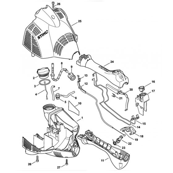 Motor Housing for Stihl HL56K