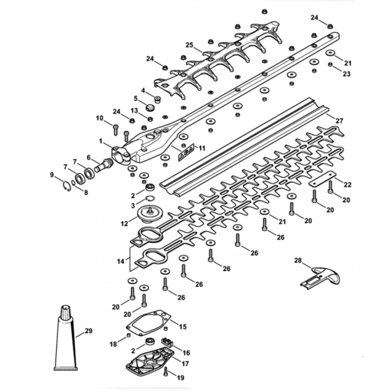 Gear Head Assembly for Stihl HL56K