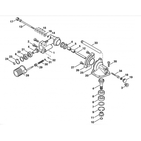 Angle Drive for Stihl HL75