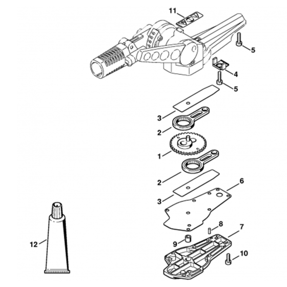 Blade Drive Gear Assembly
