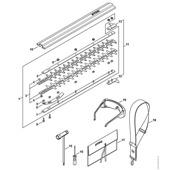 Blade and Tools for Stihl HL 95