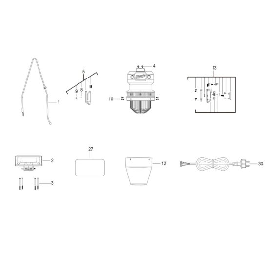 Milwaukee HOBL7000 Assembly