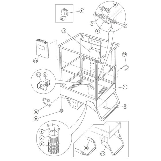 Cage Assembly for Niftylift