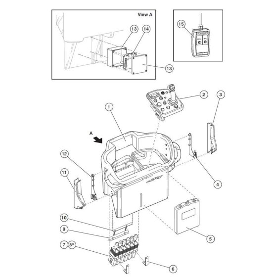 Cage Console Assembly