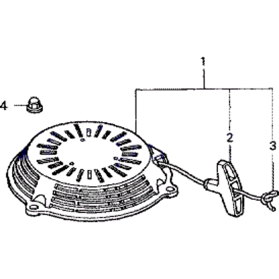 Recoil Starter for Honda HRB425-CQX