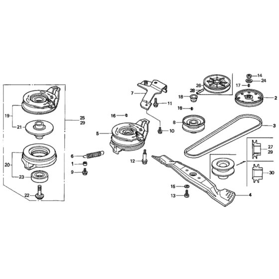 Rotary Blade for Honda HRD535