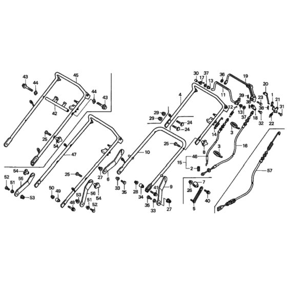 Handle Pipe for Honda HRD535
