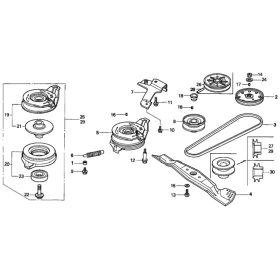 Rotary Blade for Honda HRD535