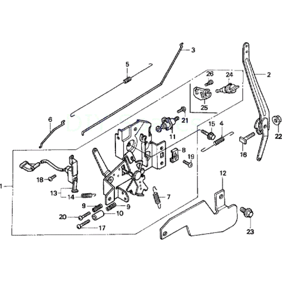 Speed Control Assembly for Honda