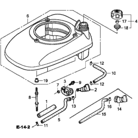 Fan Cover for Honda HRD536C3