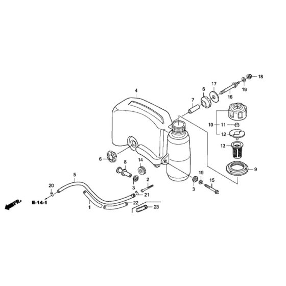 Fuel Tank Assembly for Honda