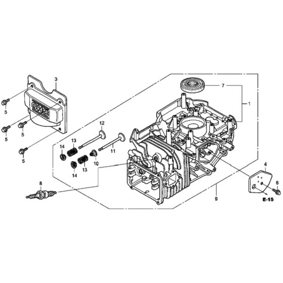 Cylinder Barrel for Honda HRG415C3