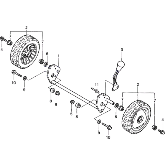 Rear Wheel Push Assembly