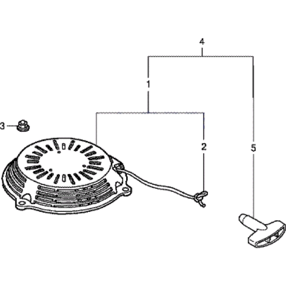 Recoil Starter for Honda HRG536-SD