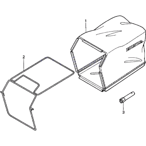 Grass Bag & Frame for Honda HRG536