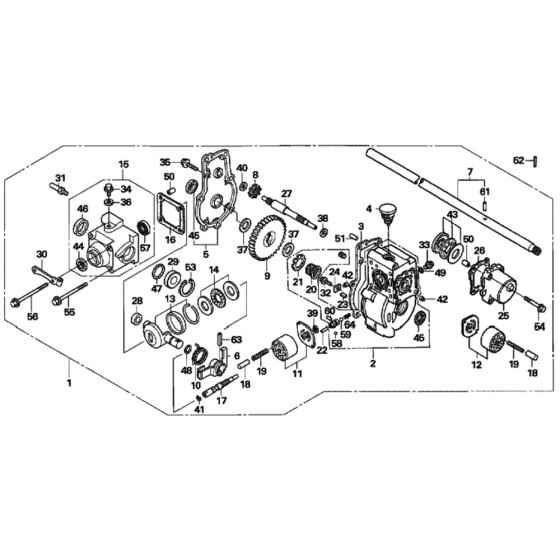 Transmission for Honda HRH536