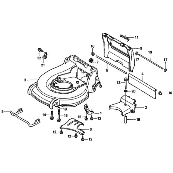 Cutter Housing for Honda