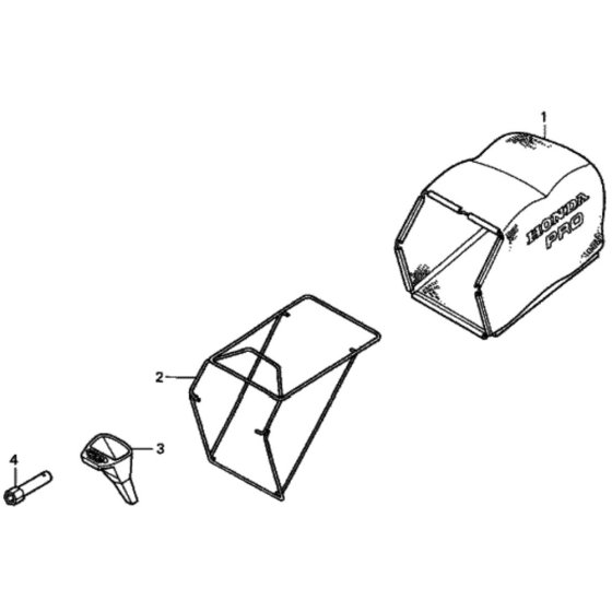 Grass Bag for Honda HRH536K3