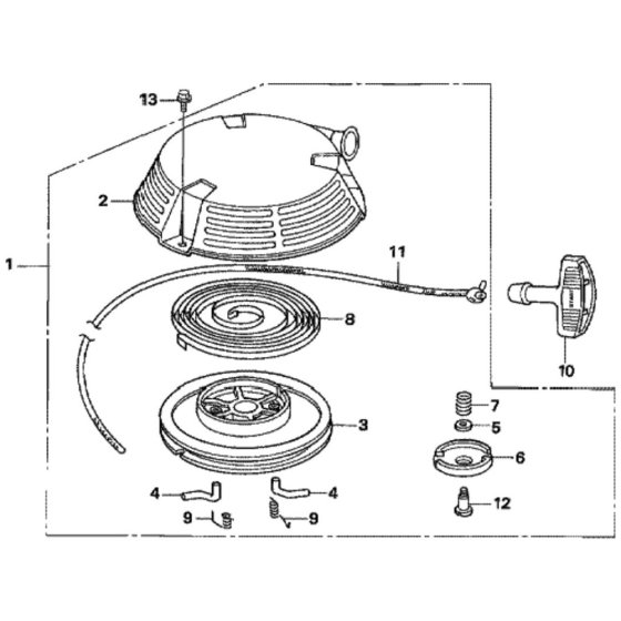 Recoil Starter for Honda HRH536K3