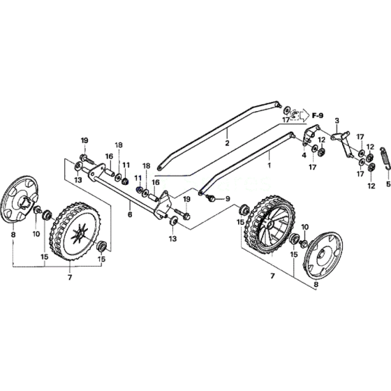 Front Wheel Assembly for Honda