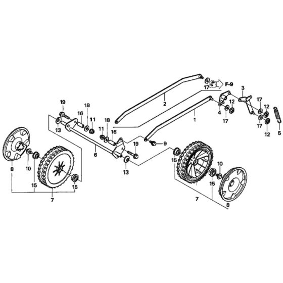 Front Wheel for Honda HRX426C
