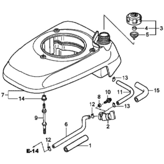Fan Cover for Honda HRX426C