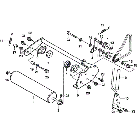 Rear Roller for Honda HRX426