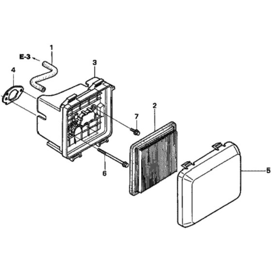 Air Cleaner for Honda HRX476C