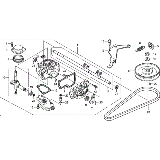 Drive Box Assembly for Honda HRX476
