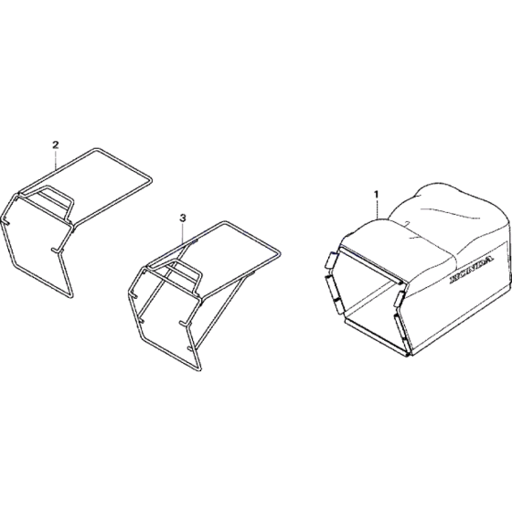 Grass Bag & Frame for Honda HRX476