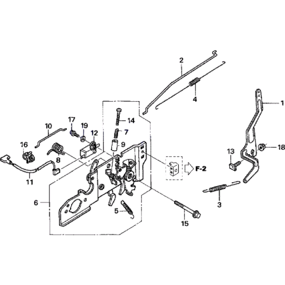 Control Assembly for Honda HRX476 SX
