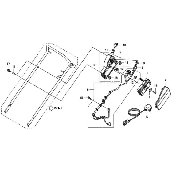 Battery/Main Harness for Honda