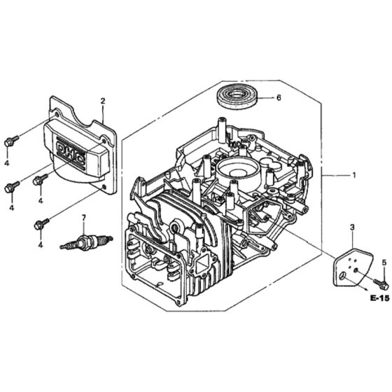 Cylinder Barrel for Honda HRX537C2