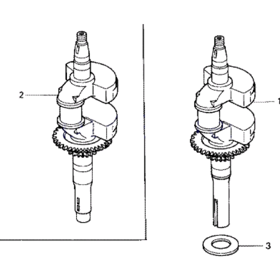 Crankshaft Assembly for Honda