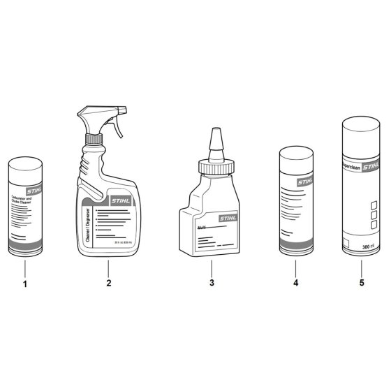 Stihl HS 56 Cleaning Products