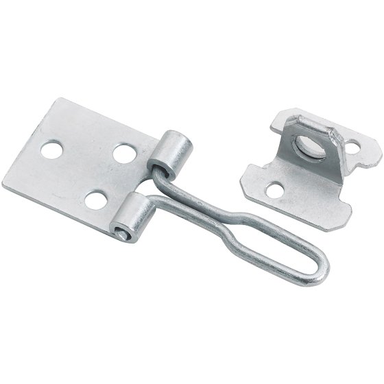 100mm 4" - Wire Hasps & Staples Light applications with low Security B/Zinc