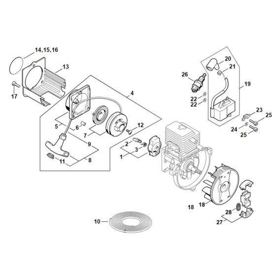 Stihl HS 85 Starter & Ignition